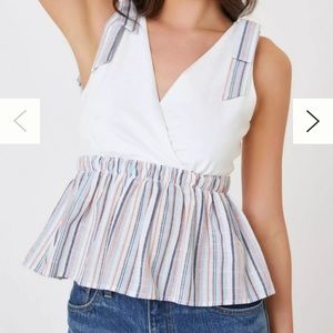 NWOT Dolan V Neck Tie Tank
